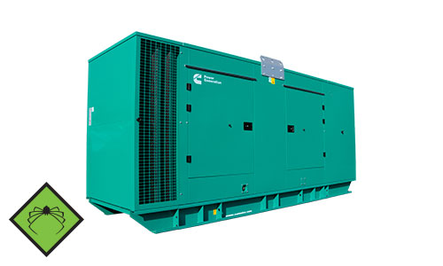Безшумний дизельний генератор Cummins потужністю 550 кВА - генераторна установка Cummins C550D5