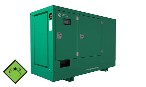 Безшумний дизельний генератор Cummins потужністю 66 кВА - генераторна установка Cummins C66D5EQ