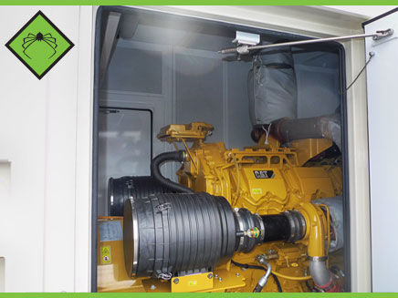 1100kVA Caterpillar Acoustically-Packaged Diesel Generators