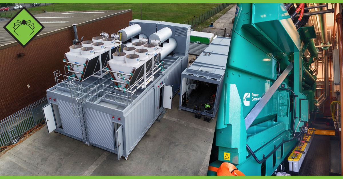 Conjoined 3500kVA Diesel Generator Enclosures
