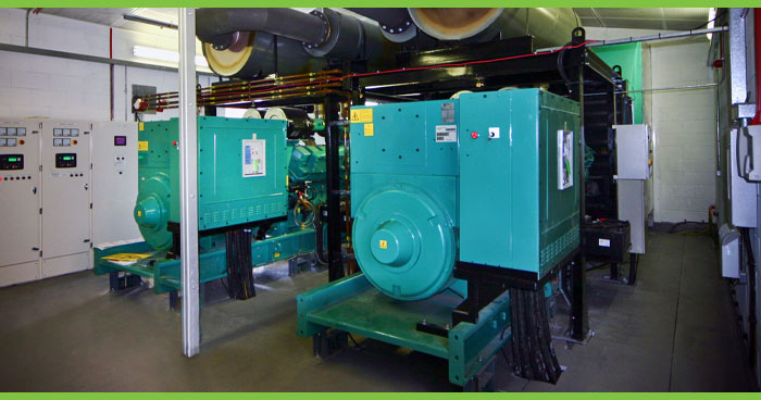2 Megawatt Diesel Generator Plant Room Installation